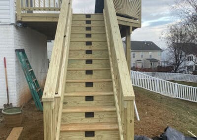 New Deck Stairs