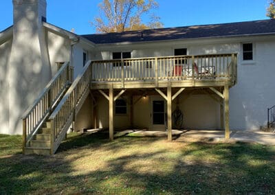 New Deck And Stairs